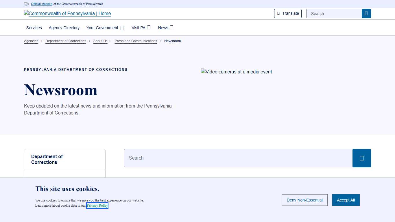 Newsroom | Department of Corrections | Commonwealth of Pennsylvania