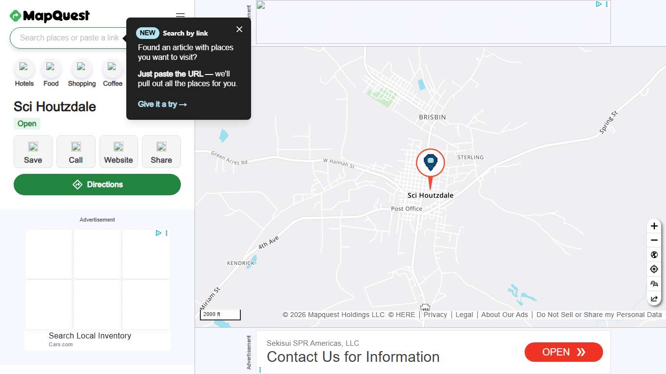 Sci Houtzdale, 209 Instutition Dr, Houtzdale, PA 16651, US - MapQuest